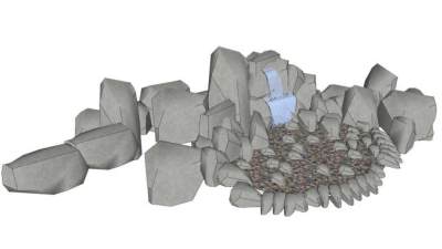 小碎石su模型下载_sketchup草图大师SKP模型