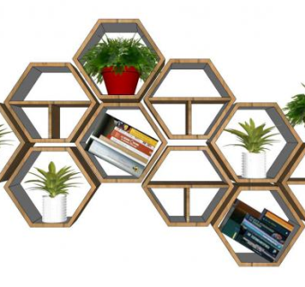 装饰架su模型下载_sketchup草图大师SKP模型