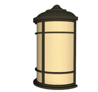 中式墙灯su模型下载_sketchup草图大师SKP模型