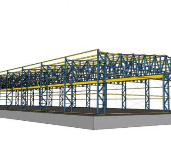 大跨度屋顶su模型下载_sketchup草图大师SKP模型