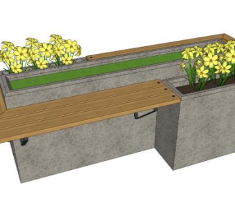 医院坐凳su模型下载_sketchup草图大师SKP模型