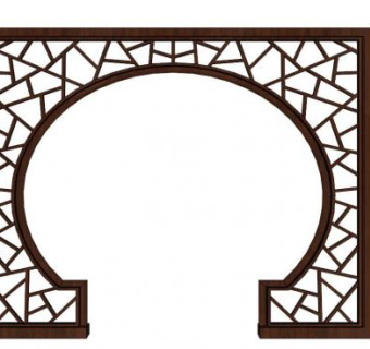 月亮门su模型下载_sketchup草图大师SKP模型