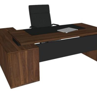 董事长桌椅su模型下载_sketchup草图大师SKP模型