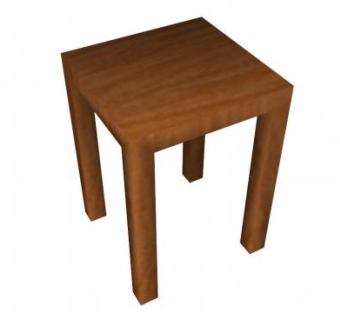 木板凳su模型下载_sketchup草图大师SKP模型