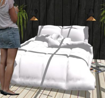 现代卧室阳光房SU模型下载_sketchup草图大师SKP模型