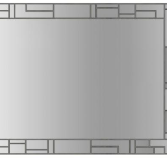 新中式镜子su模型下载_sketchup草图大师SKP模型