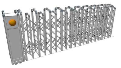 伸缩闸门su模型下载_sketchup草图大师SKP模型