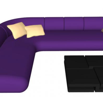 美容沙发su模型下载_sketchup草图大师SKP模型