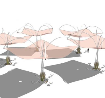 柱子座椅su模型下载_sketchup草图大师SKP模型