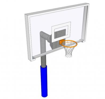 篮板su模型下载_sketchup草图大师SKP模型