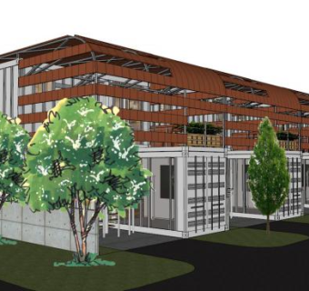 集装箱别墅su模型下载_sketchup草图大师SKP模型