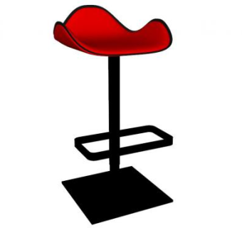 现代吧台椅su模型下载_sketchup草图大师SKP模型