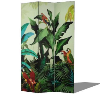 漆器小屏风su模型下载_sketchup草图大师SKP模型