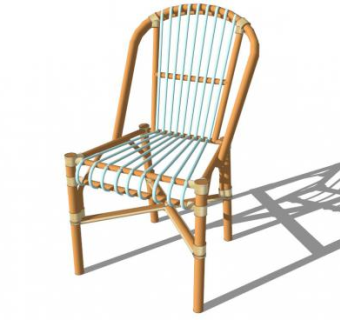 竹家具su模型下载_sketchup草图大师SKP模型