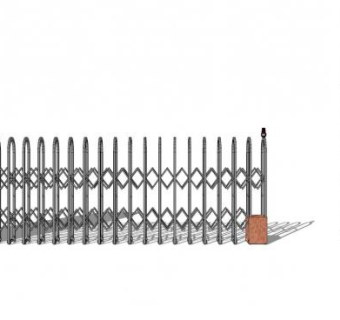 电动推拉门su模型下载_sketchup草图大师SKP模型