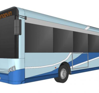 大巴的su模型下载_sketchup草图大师SKP模型