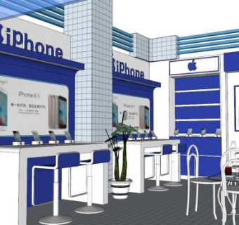 手机柜su模型下载_sketchup草图大师SKP模型