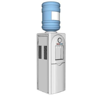 桶装水水桶su模型下载_sketchup草图大师SKP模型