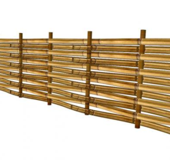 竹子护栏su模型下载_sketchup草图大师SKP模型