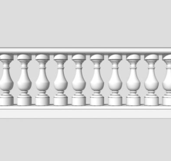 欧式宝瓶柱su模型下载_sketchup草图大师SKP模型