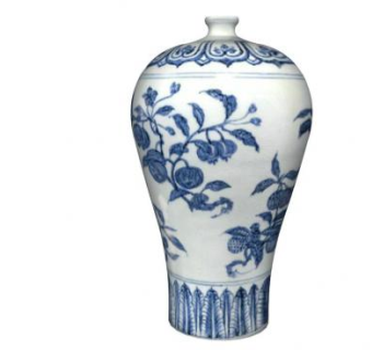 青花瓷su模型下载_sketchup草图大师SKP模型