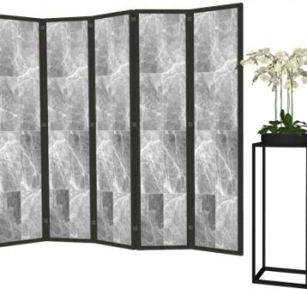 屏风架su模型下载_sketchup草图大师SKP模型