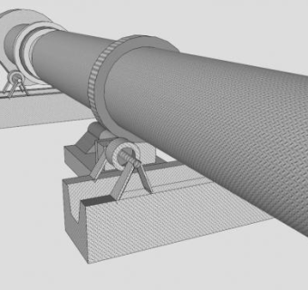 工厂设备烘干机SU模型_su模型下载 草图大师模型_SKP模型