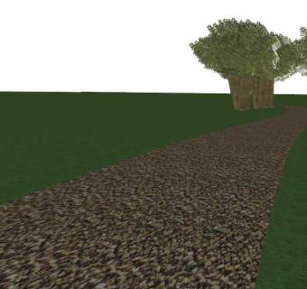 石头小路su模型下载_sketchup草图大师SKP模型