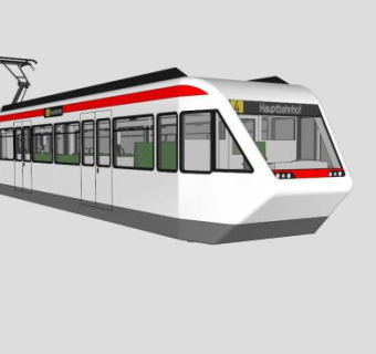 电车火车悬浮列车SKP模型设计_su模型下载 草图大师模型_SKP模型