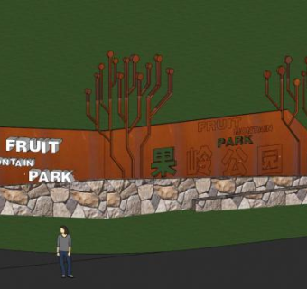 展览墙su模型下载_sketchup草图大师SKP模型