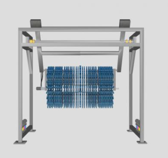 洗车店自动洗车设备SU模型_su模型下载 草图大师模型_SKP模型