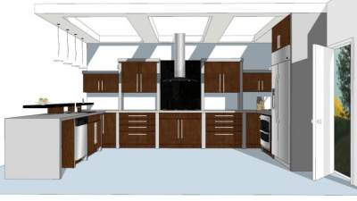 大型家电器具厨房SU模型下载_sketchup草图大师SKP模型