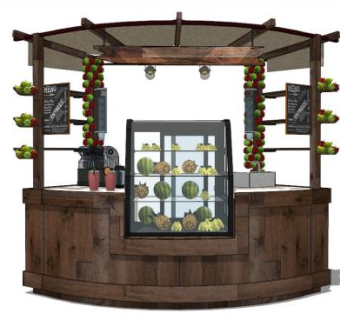 鞋子专卖店su模型下载_sketchup草图大师SKP模型