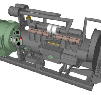 高压水泵su模型下载_sketchup草图大师SKP模型