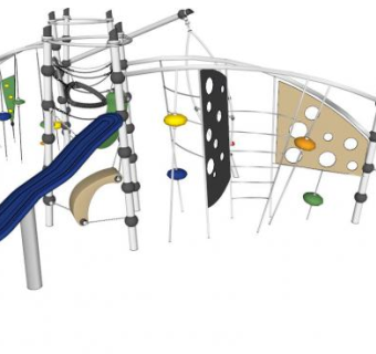 室外运动设施su模型下载_sketchup草图大师SKP模型