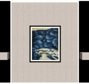 沙发背景su模型下载_sketchup草图大师SKP模型