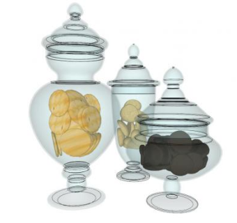 玻璃罐su模型下载_sketchup草图大师SKP模型