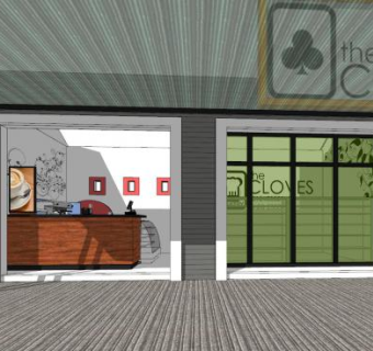 现代小型奶茶店sketchup模型下载_sketchup草图大师SKP模型