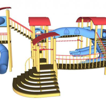 游乐设施su模型下载_sketchup草图大师SKP模型