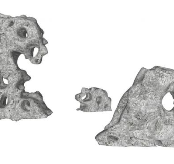 中式石头su模型下载_sketchup草图大师SKP模型