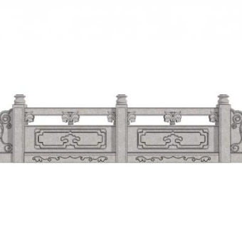 古代围栏su模型下载_sketchup草图大师SKP模型