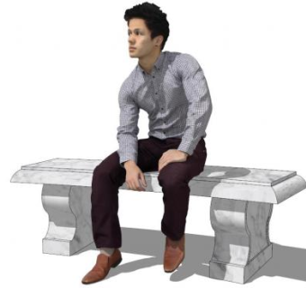 男士su模型下载_sketchup草图大师SKP模型