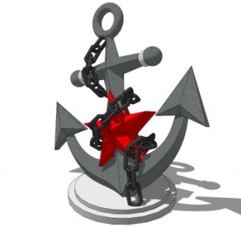 船锚su模型下载_sketchup草图大师SKP模型
