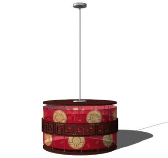 景观吊灯su模型下载_sketchup草图大师SKP模型