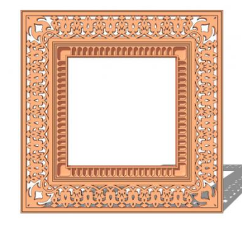 欧式石膏雕花su模型下载_sketchup草图大师SKP模型