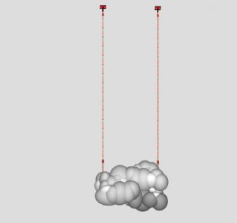 云朵灯su模型下载_sketchup草图大师SKP模型