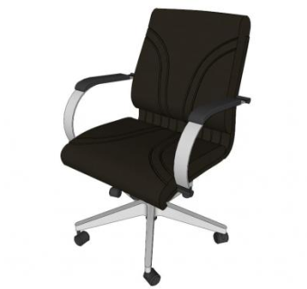 办公室座椅su模型下载_sketchup草图大师SKP模型