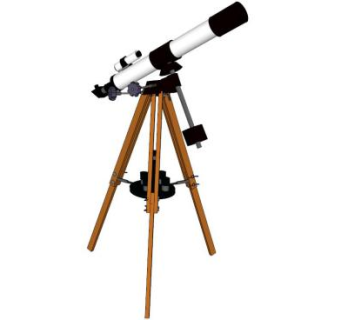 天文望远镜设备su模型下载_sketchup草图大师SKP模型