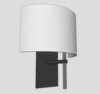 景观壁灯su模型下载_sketchup草图大师SKP模型