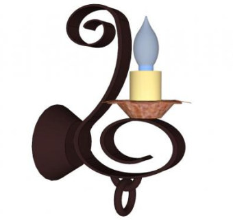 壁灯具su模型下载_sketchup草图大师SKP模型